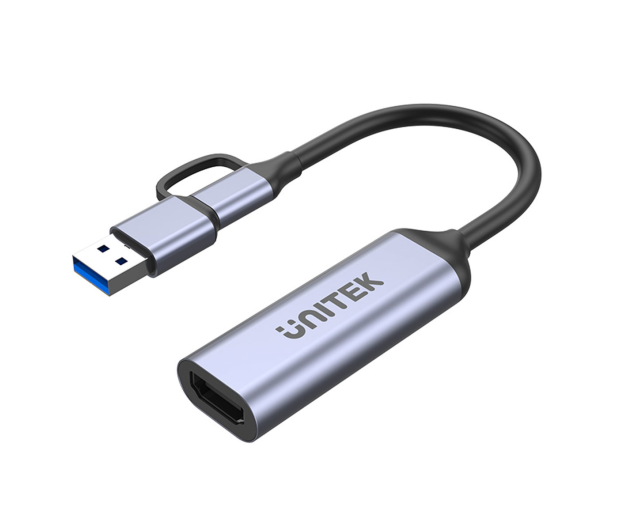 UNITEK Video Grabber USB-C/A HDMI 1.4 V1167A - 1172309 - zdjęcie 5